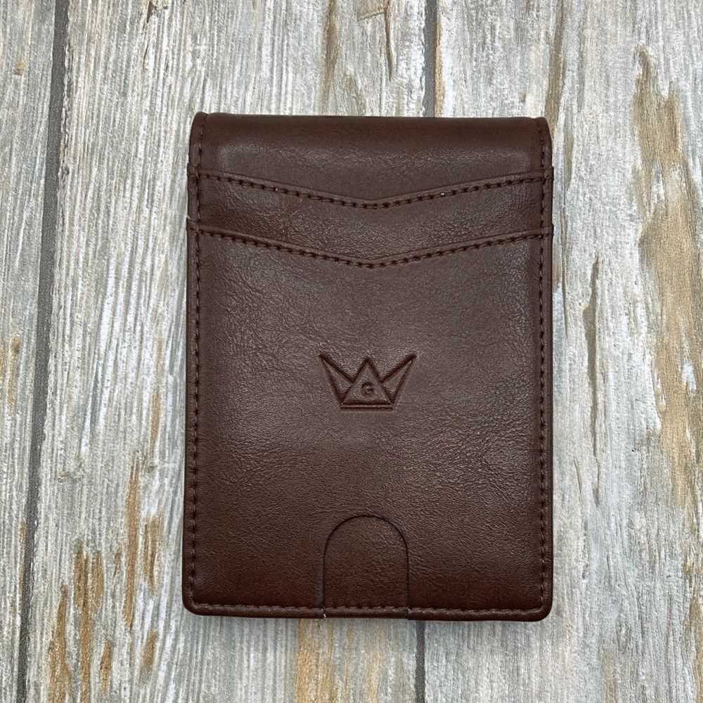 Men’s Slim Wallet With Money Clip RFID Protection 11 Card Slots Vegan